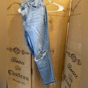 Distressed, Old Navy skinny jeans